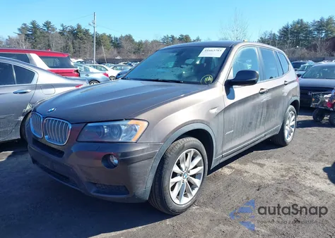 2014 BMW X3 xDrive28I z USA, uszkodzony, nr VIN 5UXWX9C54E0D28662